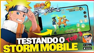 Top 3 Naroto game for mobile phone only play store available Super game offline and online [upl. by Neve]