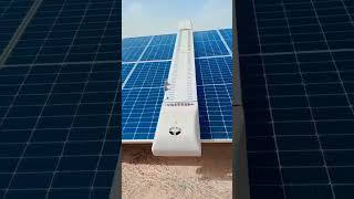 Solar panel cleaning Sol bright robot 🤖🤖youtubeshorts [upl. by Alrak398]