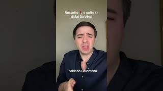 Sal Da Vinci  Rossetto e caffè Eros Ramazzotti  Adriano Celentano imitazioni 21 ottobre 2024 [upl. by Dietz328]