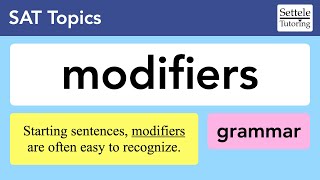 Modifiers — easy to spot and solve if you know the rule [upl. by Grishilda]