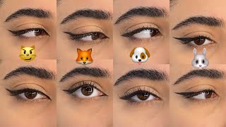 Fierce and Fabulous Eyeliner Styles from the Animal KingdomCat Dog Fox and Rabbit Styles [upl. by Onfroi]