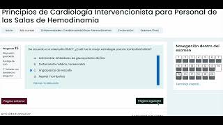 Examen final Version 2 Cardiologia intervencionista en hemodinámia [upl. by Anpas]