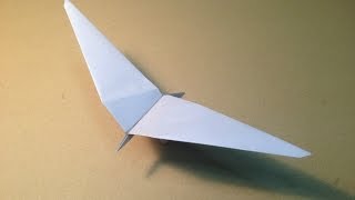 How to Make a Paper Plane  Origami Bird  Common Gull [upl. by Eirrehs]