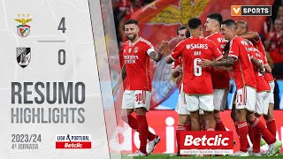 Resumo Benfica 40 Vitória SC Liga 2324 4 [upl. by Allac]