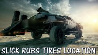 Mad Max Game How to unlock Slick Rubs tires LOCATION [upl. by Latoye]