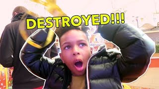 DESTROYED BY ROMELLO  Tekkerz Kid Holiday vlog part 2 [upl. by Arrais]