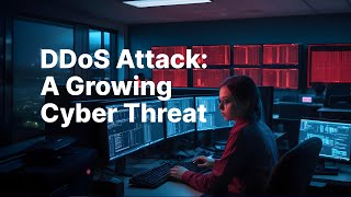 DDoS Attack A Growing Cyber Threat cybersecurity cyberthreats ddosattack onlinesecurity [upl. by Yddur406]