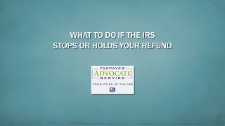 Stopped or Delayed Refunds [upl. by Nylqcaj]