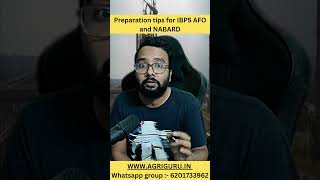 IBPS AFO and Nabard preparation tips shorts [upl. by Alyekahs980]