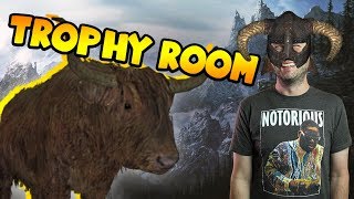 Welcome To My Trophy Room  Skyrim Highlights  5 [upl. by Ries]