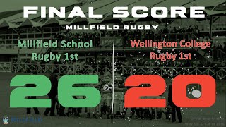 Millfield Sport Live Stream  Millfield Rugby 1st vs Wellington College Rugby 1st [upl. by Lilybel]