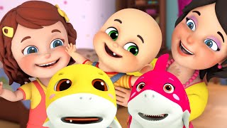 Baby Shark Song Remix  Nursery Rhymes and Baby Songs  Jugnu Kids [upl. by Archibold]