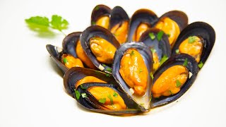 En 5 MINUTOS MEJILLONES en SALSA RECETA FÁCIL para estas fiestas [upl. by Airogerg593]