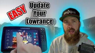 How to update Lowrance  Software Update  Using WiFi [upl. by Olag]