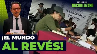 Gabriel Quadri se inscribe a la pensión de adulto mayor  Noticias con Nacho Lozano [upl. by Tecil]