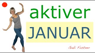 🍏 21 min aktiver Januar  vitaler Körper und Geist  ohne Geräte im Stehen [upl. by Aelrac]