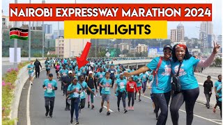 Highlights of NAIROBI CITY MARATHON 2024 [upl. by Waylin174]