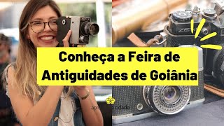 Feira de Antiguidades da Praça Tamandaré em Goiânia  APROVEITE A CIDADE 40 [upl. by Lebatsirc]