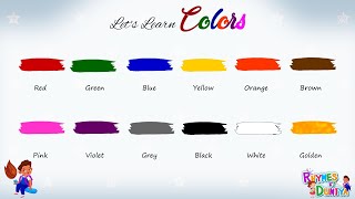 Learn Colors Name In English  Color Videos For Kids  Learn to write colors name for Kids [upl. by Namrac]