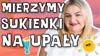 🌞🌞 MIERZYMY SAME LETNIE SUKIENKI Z BONPPRIX I MIERZYMY PLUS SIZE I SKLEP PLUS SIZE I MADZIOF [upl. by Paule]