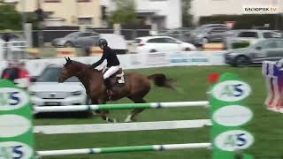 Drako de Maugre KANNANGFE et Alexandra Francart  vainqueurs 1m50 CSI3 de Maubeuge [upl. by Adrianne]