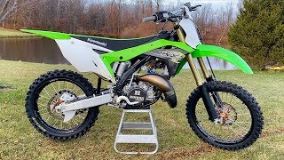 800 KX125 TWO STROKE BUILD TRANSFORMATION  START TO FINISH [upl. by Koeppel]