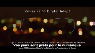 Verres ZEISS Digital Adapt  vos yeux sont prêts pour le numérique [upl. by Sitoiganap]