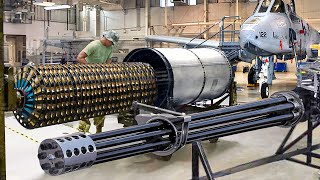 Inside US Air Force Massive Facility Maintaining A10’s Scary Gatling Gun [upl. by Bust445]