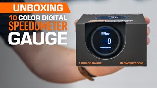 Unboxing  GlowShift 10 Color Series Digital Speedometer Gauge [upl. by Ahsinrad]