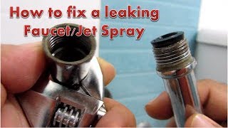 How to fix a leaking FaucetToilet Jet Spray [upl. by Purdy]