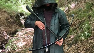 Handmade crossbow  from leaf spring [upl. by Celle]