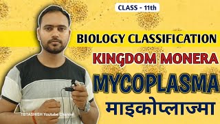 Mycoplasma Class 11  माइकोप्लाज्मा  PPLO  What is Mycoplasma  BIOLOGICAL CLASSIFICATION [upl. by Xam]