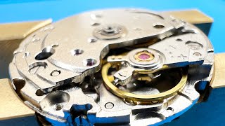 CITIZEN Automatic 8200A movement 17 jewels service  2 Assembly [upl. by Free]