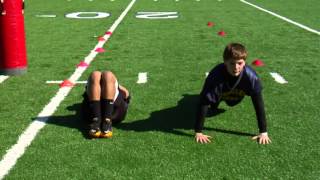 Agility amp Speed Drills for Youth Football [upl. by Aramal]