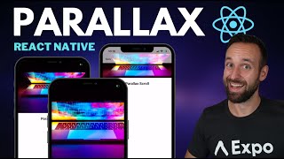 Easiest React Native Parallax Image Scroll EVER 😱 [upl. by Eanal]