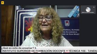 Transmisión en vivo de ¿Qué es esto de enseñar ISFD y T 166 [upl. by Joelynn812]