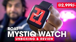 WATCH BEFORE BUYING Boat Mystiq Watch Review⚡️ Best Budget Smartwatch 2022 Under 3000 AmanDhingra [upl. by Nalced681]