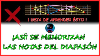 Cómo MEMORIZAR las NOTAS en el DIAPASÓN de la GUITARRA  Ejercicio de memorización del diapasón [upl. by Mayda]