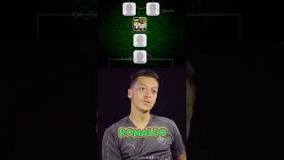 Özil Picked his 5ASIDE Team With Madrid Legends 😱🔥 what is Your 5ASIDE Team🤔 efootball2024 [upl. by Llenrag780]