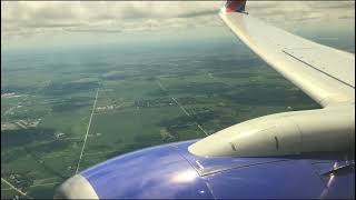 Full Flight Southwest Airlines Flights Flight 6437 Boeing 737700 MSPMDW [upl. by Reham]