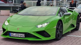 Supercars leaving the Knokke GT Tour [upl. by Lebana]