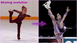 Kamila Valieva камила Валиева  Skating evolution 20102022 [upl. by Sirdi]