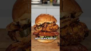 KANAPKA DRWALA z kurczakiem 🍔 coocharz kanapkadrwala jedzenie przepis shorts [upl. by Lillie611]