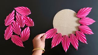 Beautiful Wall Hanging Craft  Paper Craft For Home Decoration Paper Flower Wall Hanging Wall Mate [upl. by Roose]