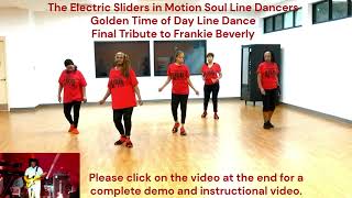 Frankie Beverly Golden Time of Day Line Dance [upl. by Acinomad328]