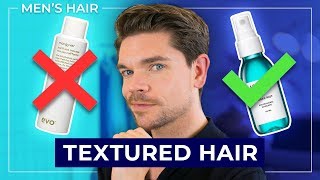 Best Products For Beachy Textured Hair  Mens Hair [upl. by Atteloj]