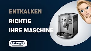 Wie entkalken Sie Ihre DeLonghi Magnifica ESAM 4200S EX1 richtig [upl. by Airla551]