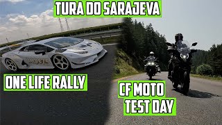 Prvi put motorom do Sarajeva  CFMoto Test Day x One Life Rally x Meet Up [upl. by Lefkowitz]