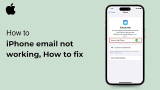 iPhone email not working How to fix  iOS  2024 [upl. by Alik]