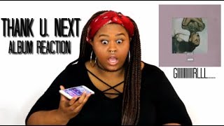 Ariana Grande  Thank U Next Album Reaction [upl. by Hannavahs]